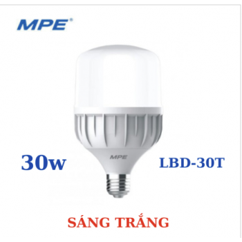 Bóng Đèn Led Bulb MPE 30W LBD-30T sáng trắng